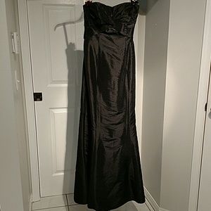 Black bridesmaid dress