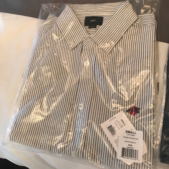 Obey short sleeve button ups multiple colors small - Picture 2 of 4