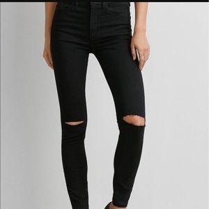 high rise jeans