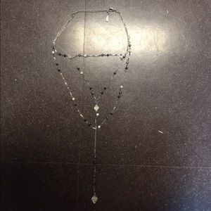 Free people beaded layered necklace