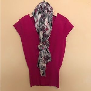 Fitted fuchsia Antonio Melani sweater