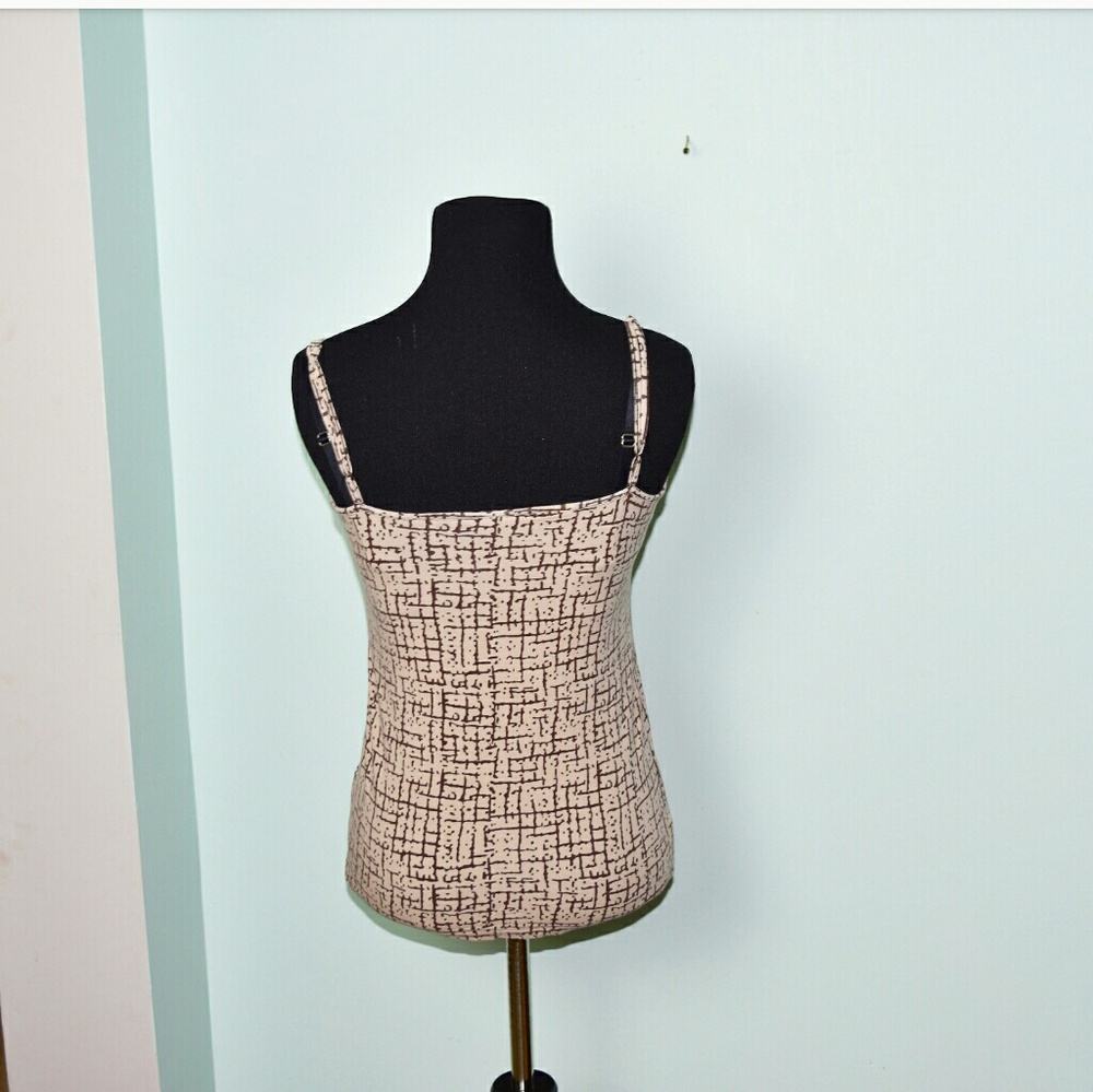 Super Cute Tan Ruffle Top - Picture 2 of 2