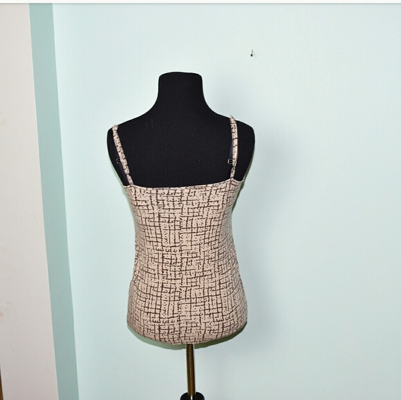 Super Cute Tan Ruffle Top - Picture 2 of 2