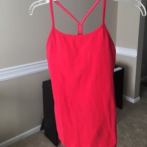 lululemon power Y tank red 4