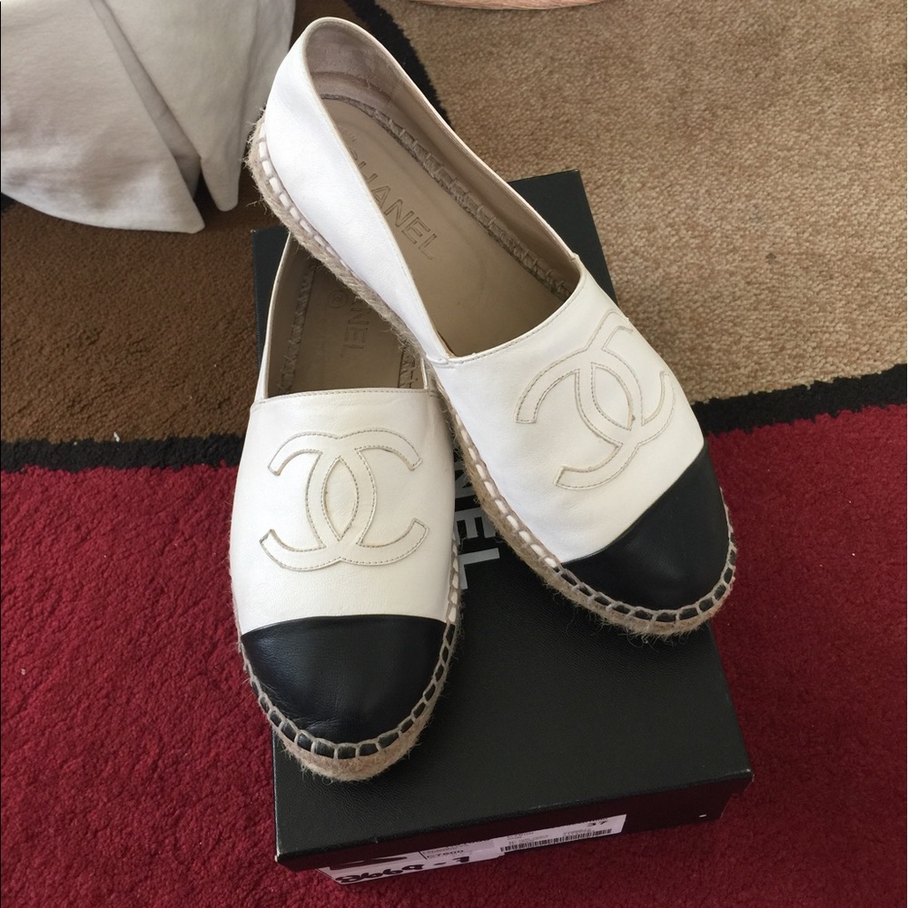 Authentic Chanel espadrilles.