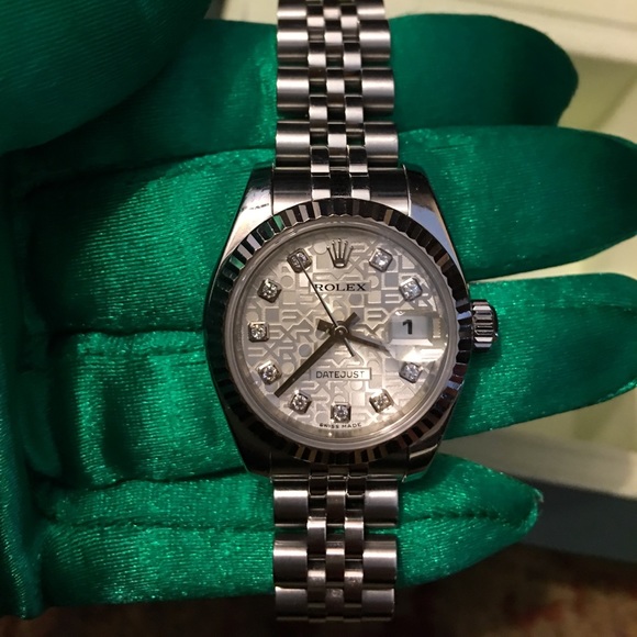 Rolex Datejust Silver Jubilee Diamond Dial 26mm