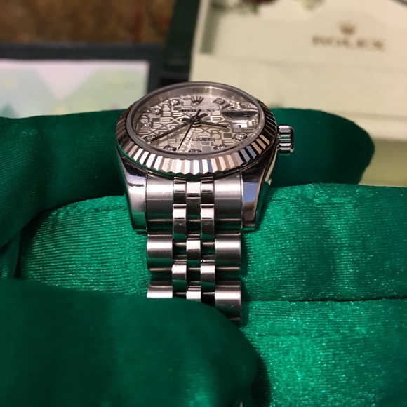 Rolex Datejust Silver Jubilee Diamond Dial 26mm