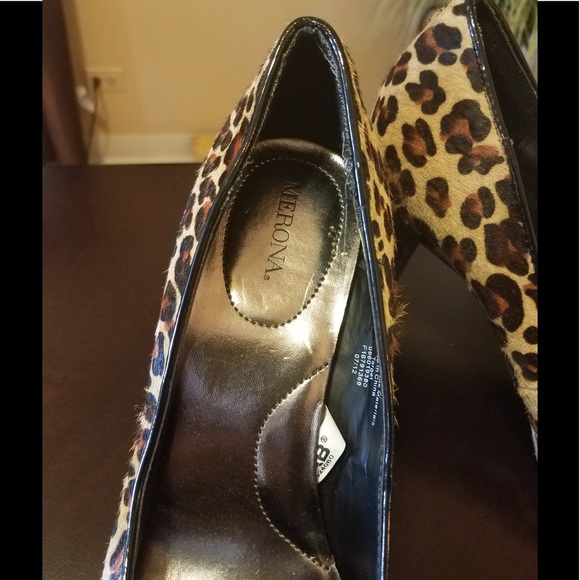 Sold on Mecari Leopard Suede Heels - Picture 2 of 3