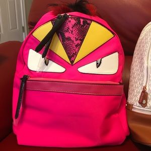 Fendi backpack pink, Bags are not authentic