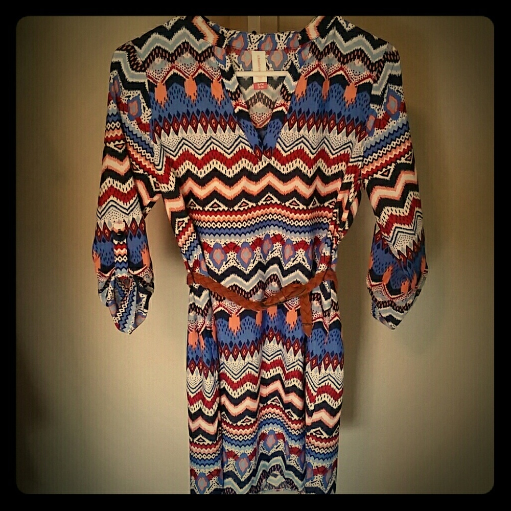 Super chic belted dress