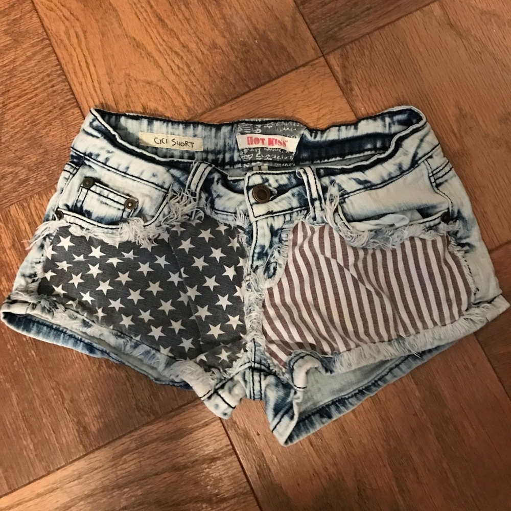 American flag Daisy Dukes