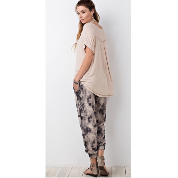 Printed Jogger Ankle Pants - Picture 5 of 8