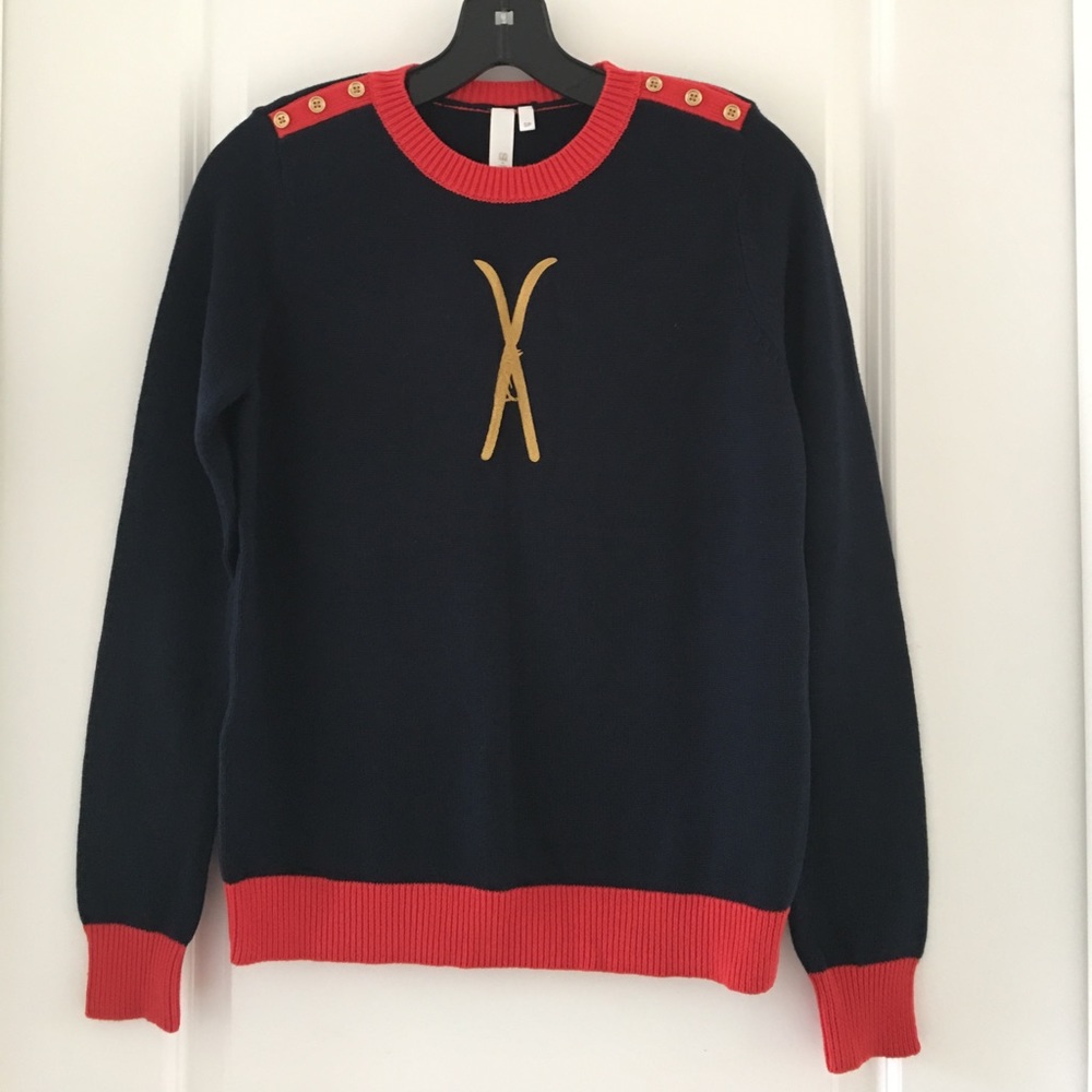 SHAE Sweater with Button Shoulder