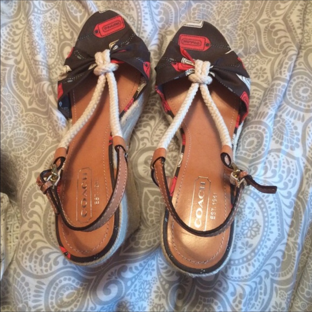 Authentic Coach Wedges