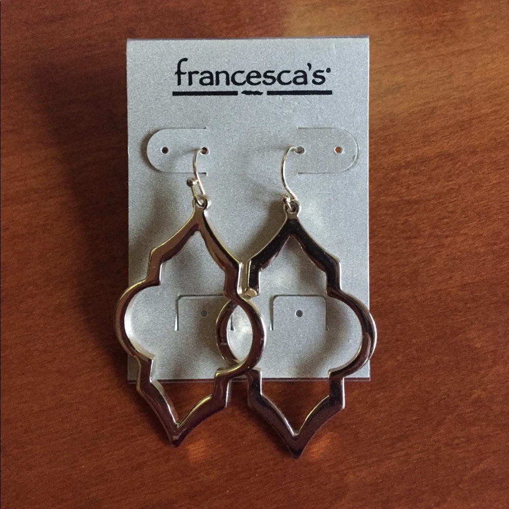 Gold earrings