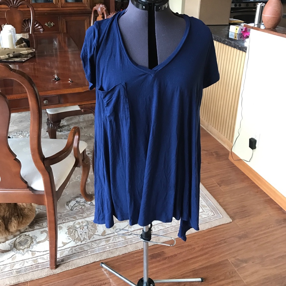 Sharkbite hem tunic