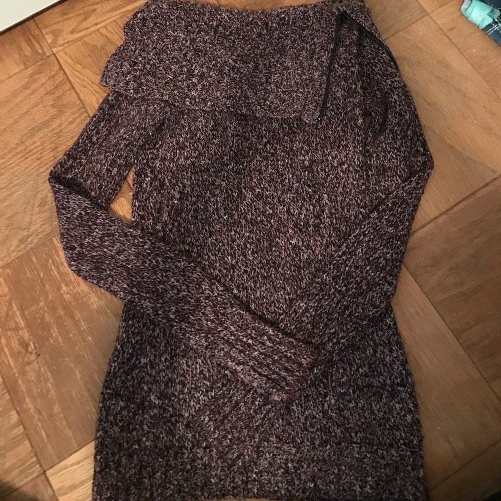 Purple Sweater Dress
