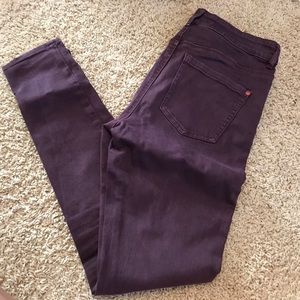 Maroon jeans