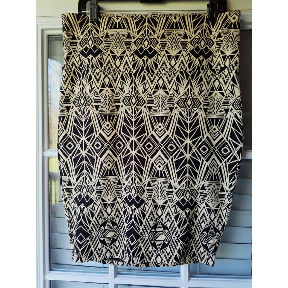 Torrid Bodycon Tribal Pencil Skirt