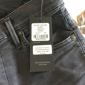 COH - Rocket High Rise Skinny Black Jeans