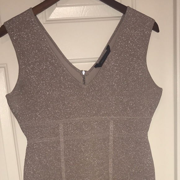 BCBGMaxAzria Body Con Ribel Dress with Lurex - Picture 3 of 8