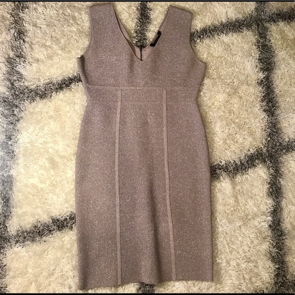 BCBGMaxAzria Body Con Ribel Dress with Lurex - Picture 5 of 8