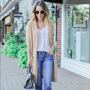 Long white Old Navy Cardigan