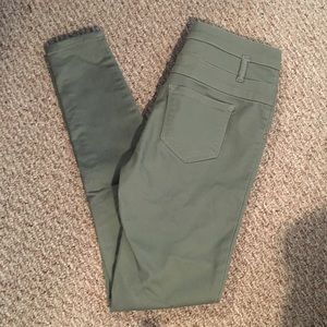 Army Green Skinny Jeans