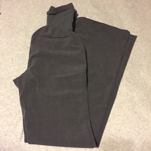 Gray maternity dress pants