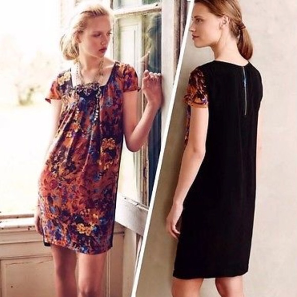 NWT Anthro "Pintura Silk Shift" - Picture 4 of 4