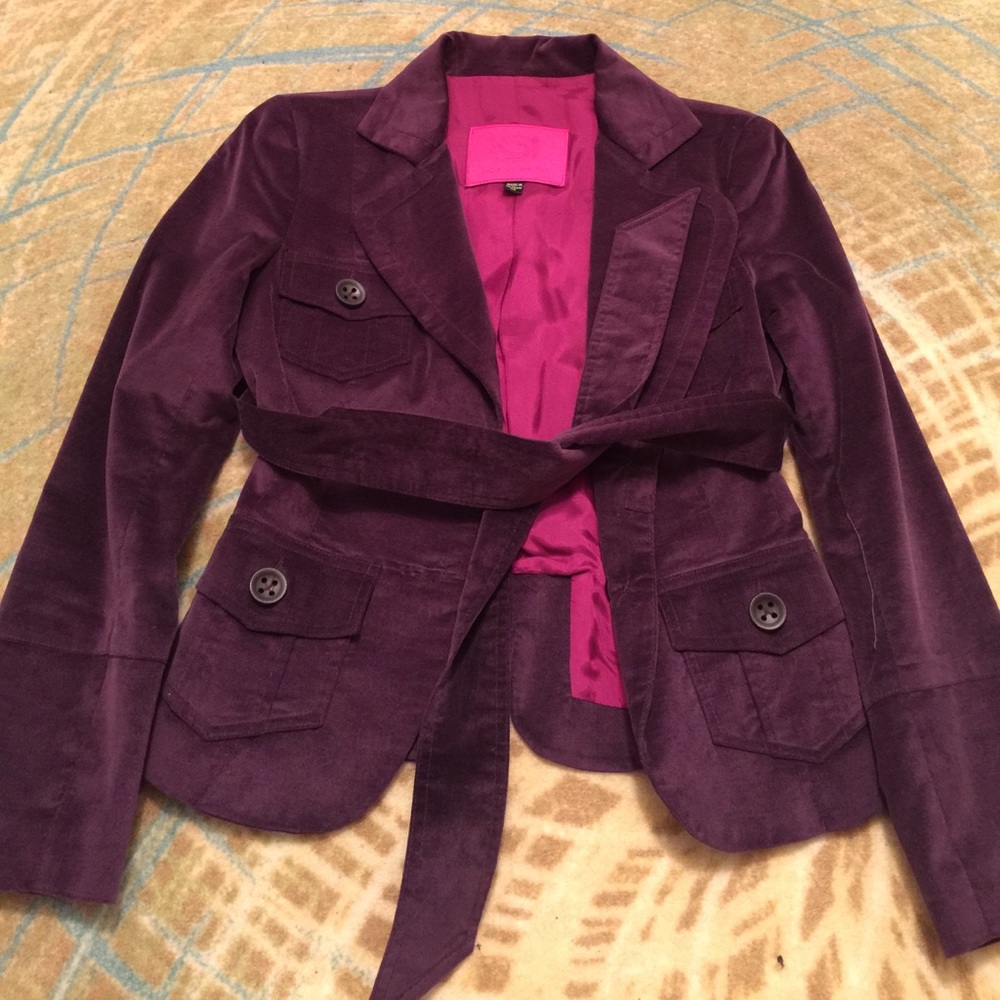 Bebe purple blazer