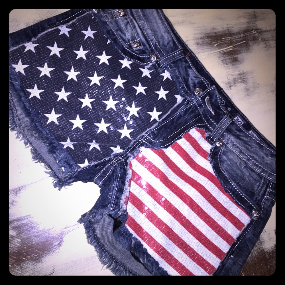 Miss Me American Flag 🇺🇸 shorts