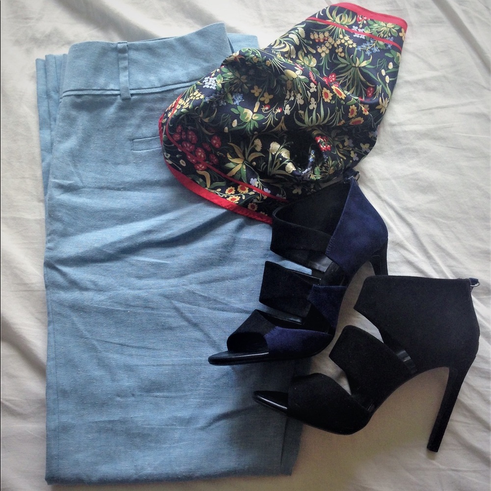 Loft Marisa Chambray Trousers 2p