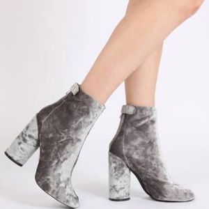 Public Desire Velvet Boots