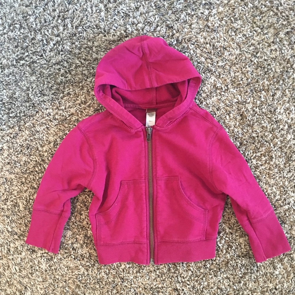 Tea Collection zip-up hoodie, size 3T