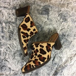 Matisse Leopard Mules