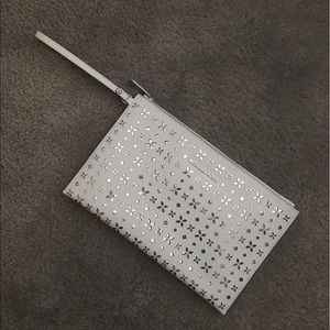 Michael Kors White Wristlet