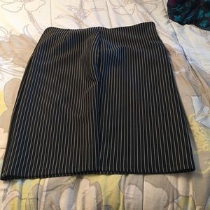 Cute business-like pinstriped pencil skirt!