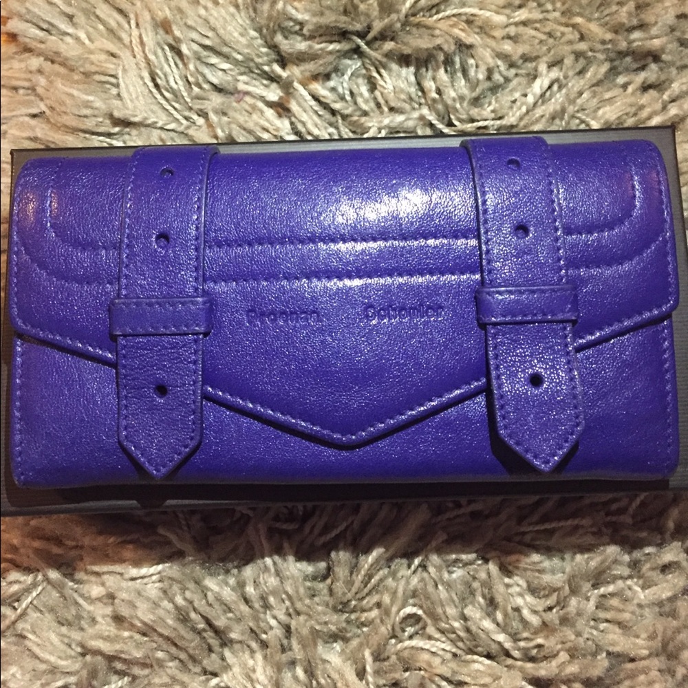 Proenza Schouler PS1 Continental Wallet Grape