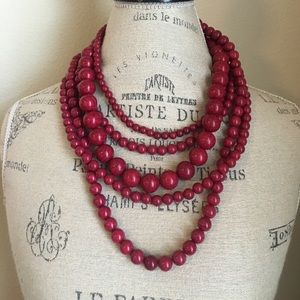 Baublebar Red Beaded Necklace
