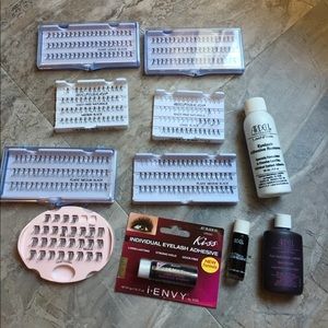 My individual eyelash stash
