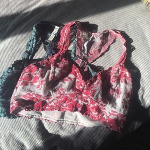 Free people bralettes