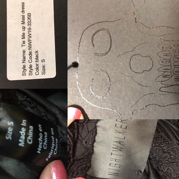 😍 Nasty Gal Nightwalker Side Me Up Maxi Dress - Picture 4 of 5