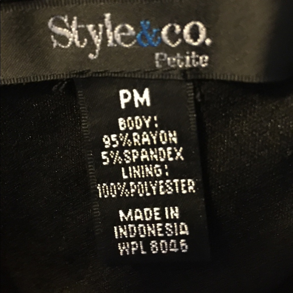 🐬High Low summer dress. Style & Co Petite Medium - Picture 3 of 5