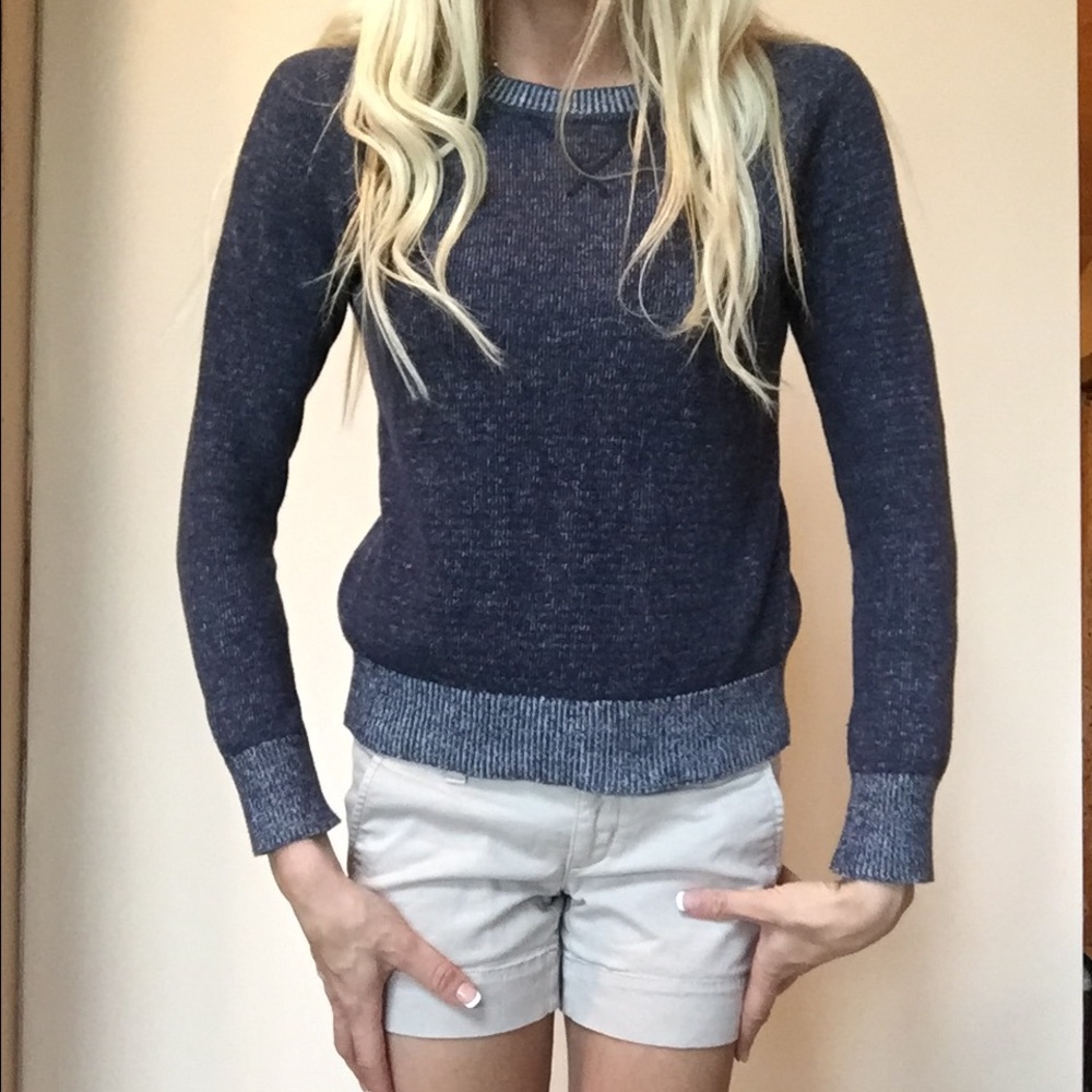 Gap Marled Blue Sweater