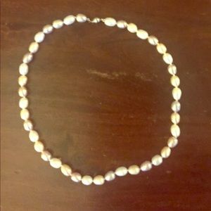 Pearl necklace, tricolored
