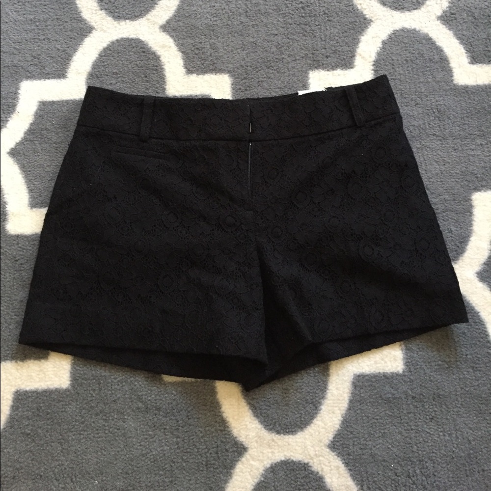 Ann Taylor Loft black lace shorts *BRAND NEW*