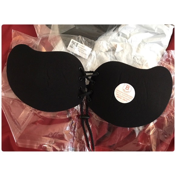 BUNDLE FOR DEAL!! Lace Up Backless Stick on Bra - Picture 2 of 6