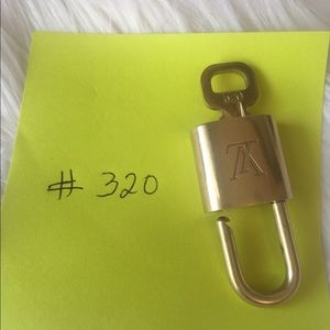 Authentic  LV lock and key