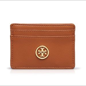 Camel Tory Brunch cardholder wallet 100% authentic